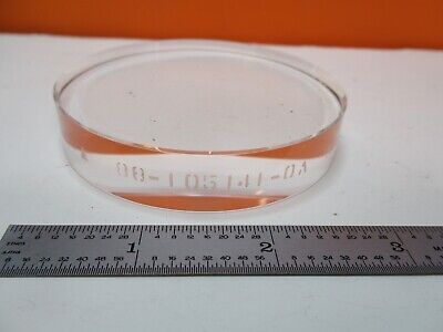 ZYGO OPTICAL FLAT FUSED SILICA UNCOATED 3" DIAMETER OPTIC AS PICTURED &FT-5-104