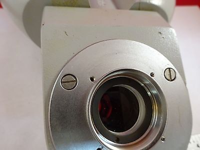 MICROSCOPE PART ZEISS GERMANY HEAD OPTICS  AS IS BIN#E2-A-10