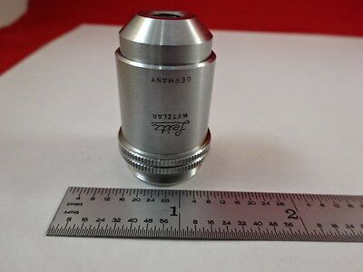 OBJECTIVE 10X /170 LEITZ GERMANY OPTICS MICROSCOPE PART AS PICTURED &J1-A-05