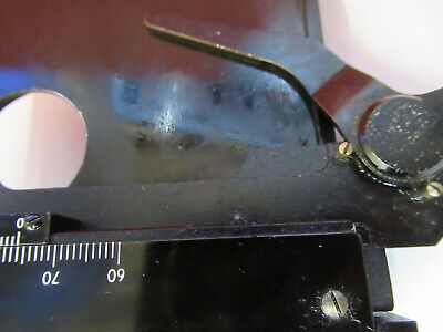 BAUSCH LOMB STAGE TABLE XY MICROMETER MICROSCOPE PART AS PICTURED 8Y-A-39