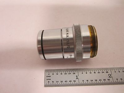 MICROSCOPE PART OBJECTIVE 80X FLAT FILED BAUSCH LOMB OPTICS AS IS BIN#K6-28