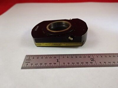 MICROSCOPE PART ZEISS POLARIZER OBJECTIVE HOLDER POL OPTICS AS IS #X6-B-11