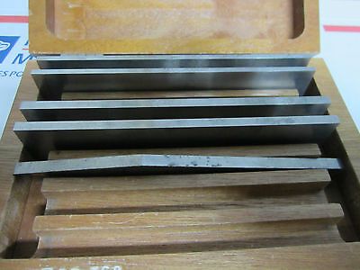 OPTICAL SET STEEL PARALLELS AS IS METROLOGY INSPECTION BIN#25