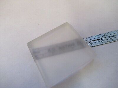 OPTICAL GLASS TRANSLUCENT CONCAVE PLANO RECTANGULAR LENS AS PICTURED #W8-FT-17