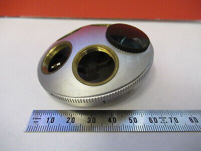 LEITZ WETZLAR SM-LUX GERMANY NOSEPIECE MICROSCOPE PART AS PICTURED &13-FT-56