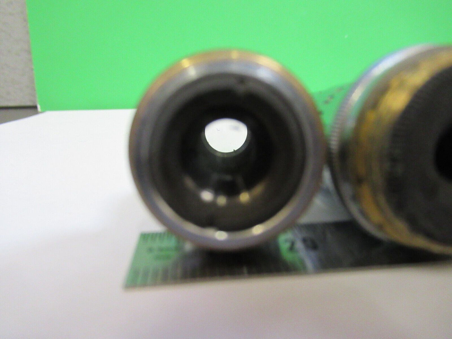 LOT OBJECTIVES LENSES VINTAGE SPENCER MICROSCOPE PART AS PICTURED &S9-B-54