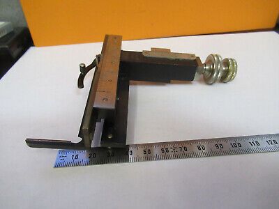 ANTIQUE RARE KREMP WETZLAR STAGE XY CLIPS MICROSCOPE PART AS PICTURED #P4-B-60