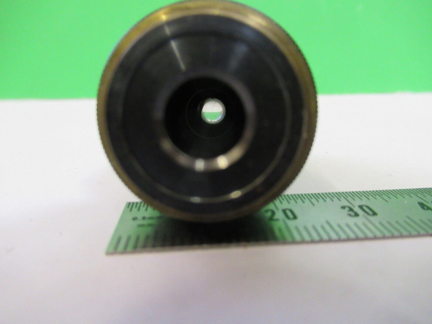 ANTIQUE CARL ZEISS JENA IRIS 90X OBJECTIVE MICROSCOPE PART AS PICTURED F3-B-25