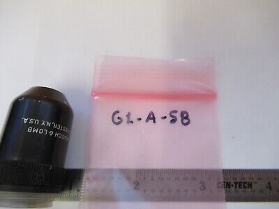 BAUSCH LOMB OBJECTIVE 40X /215mm OPTICS MICROSCOPE PART AS PICTURED &G1-A-58