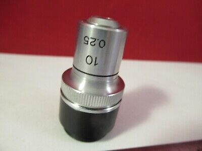 AKASHI OBJECTIVE JAPAN 10X OPTICS MITUTOYO MICROSCOPE PART AS PICTURED #12-A-62