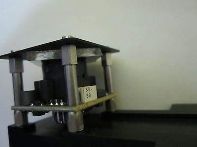 MICROSCOPE PART OPTICAL MINI CAMERA + FILTER MOUNTED OPTICS AS IS BIN#U4-02