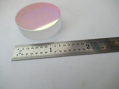 OPTICAL FLAT DICHROIC MIRROR LENS FILTER LASER OPTICS AS PICTURED &F5-A-24