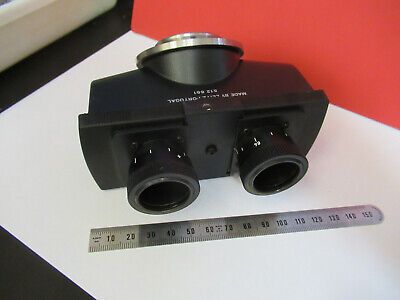 LEITZ WETZLAR OPTICAL HEAD BINOCULAR MICROSCOPE PART AS PICTURED &B2-A-02