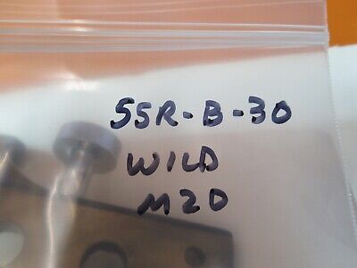 WILD M20 SWISS BRASS CONDENSER HOLDER MICROSCOPE PART as pictured &55R-B-30