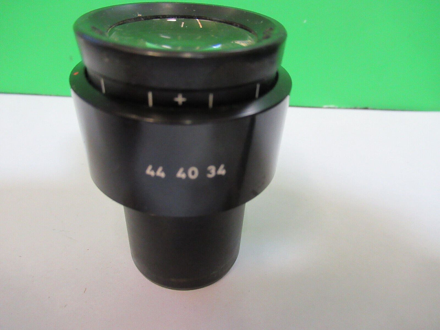 MICROSCOPE PART ZEISS EYEPIECE OCULAR 444034 PL 10X/25 LENS AS PICTURED &P2-B-51