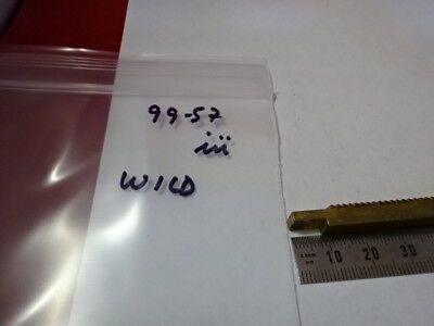 WILD HEERBRUGG SWISS M20 BRASS RACK MICROSCOPE PART AS PICTURED &99-57