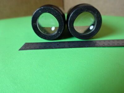 MICROSCOPE PART OPTICAL LOT EYEPIECES OCULAR SPENCER AO 9X OPTICS AS IS #L5-B-14