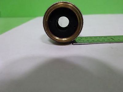 MICROSCOPE PART COOKE UK ENGLAND OBJECTIVE 5X OPTICS AS IS BIN#2B-E-17