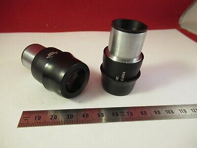 PAIR TIYODA TOKYO EYEPIECE OCULAR MICROSCOPE PART OPTICS AS PICTURED &8-A-55