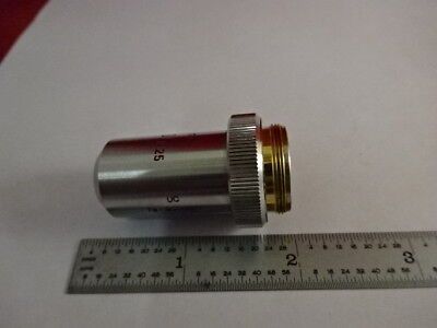 LEITZ GERMANY OBJECTIVE 10X 170/- OPTICAL MICROSCOPE PART OPTICS AS IS &2-A-13