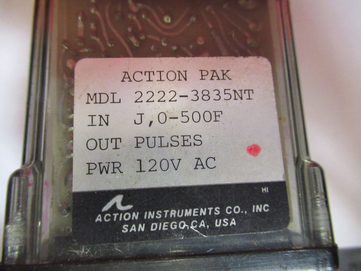 ACTION PAK PULSER 2222-3835NT  AS PICTURED S6-A-34