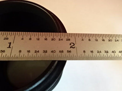 MICROSCOPE PART STEREO OBJECTIVE 0.75X MAGNIFICATION OPTICS AS IS #AR-07