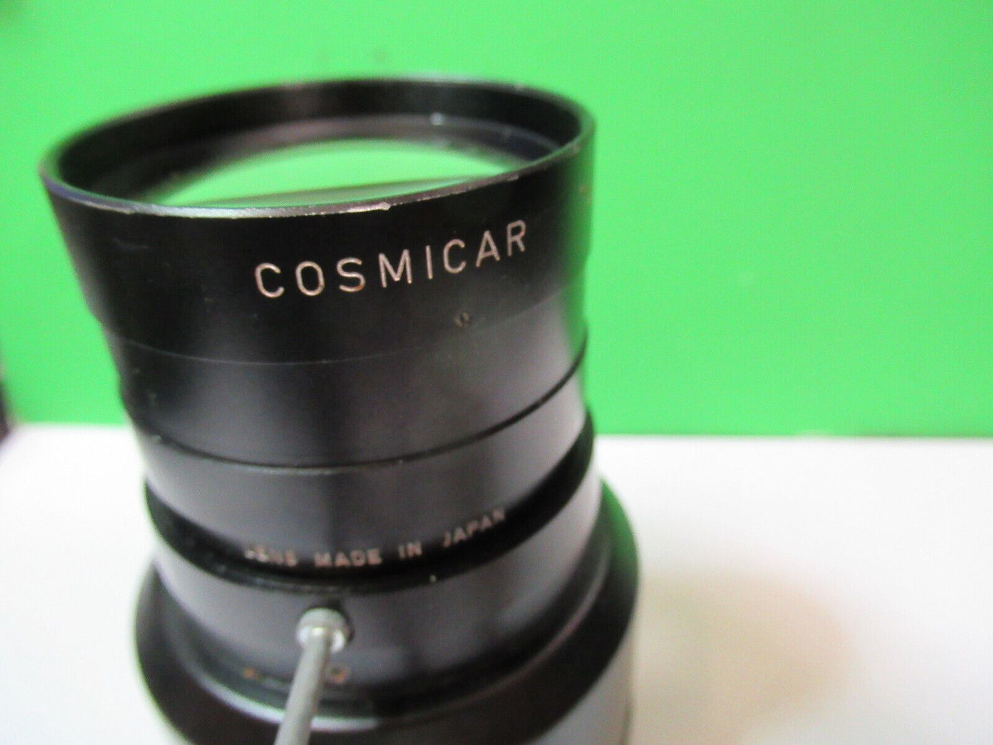 COSMICAR TV VIDEO LENS OPTICS AS PICTURED R2-A-06B