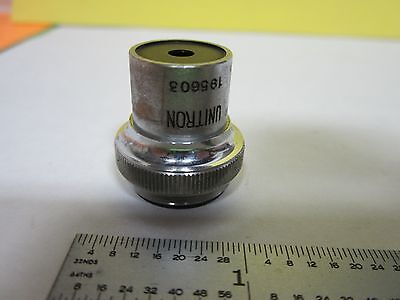 MICROSCOPE PART OBJECTIVE UNITRON 4X OPTICS BIN#L5-78