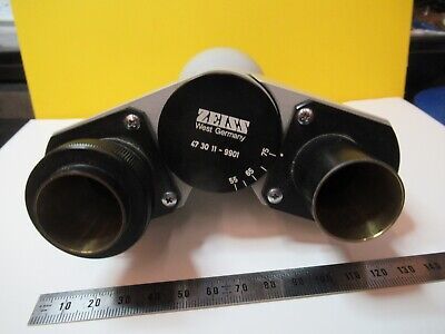 ZEISS GERMANY BINOCULAR HEAD OPTICS MICROSCOPE PART AS PICTURED &14-C-17