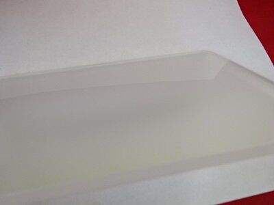 LARGE OPTICAL GLASS COATED PANEL MIRROR FROSTED SIDE OPTICS AS PICTURED &Z8-11