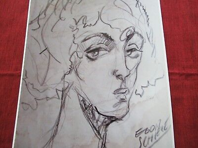 VINTAGE RARE PHOTO of ART of EGON SCHIELE AUSTRIAN PAINTER KLIMT protege #lob-B