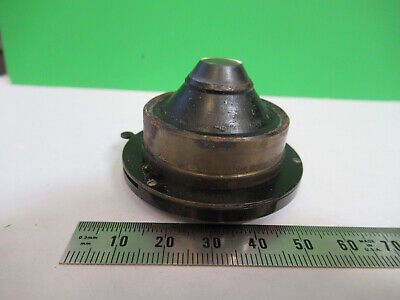 ANTIQUE SPENCER POL CONDENSER LENS + IRIS MICROSCOPE PART AS PICTURED &Q9-A-163