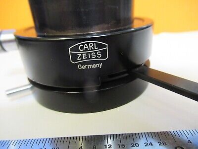 CARL ZEISS GERMANY CONDENSER IRIS POLARIZER MICROSCOPE AS PICTURED &1E-C-17