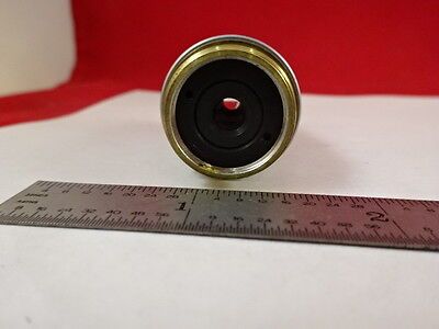 MICROSCOPE PART REICHERT PLAN ACHRO OBJECTIVE LENS 100X OPTICS AS IS B#D2-B-17