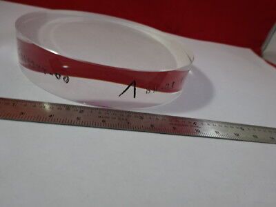 OPTICAL FLAT FUSED SILICA 4" DIAMETER 1/10 WAVELENGTH OPTICS NICE #51-A-21