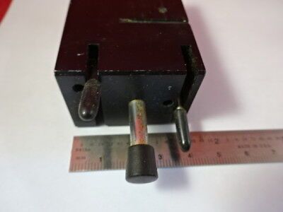 MICROSCOPE PART 563345 IRIS DIAPHRAGM SLIDE LEITZ GERMANY AS PICTURED &95-42