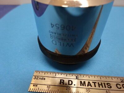 WILD HEERBRUGG SWISS OBJECTIVE EPI 40X MICROSCOPE PART OPTICS AS IS &90-A-01