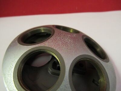 FOR PARTS LEITZ WETZLAR GERMANY NOSEPIECE BRASS MICROSCOPE PART AS PIC &FT-1-47