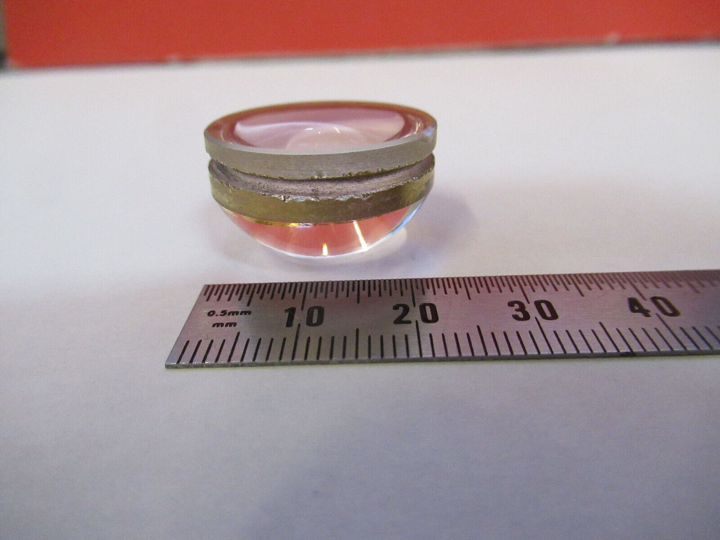 OPTICAL one HIGHLY CONVEX LENS PL-CX OPTICS  AS PICTURED Q5-B-41