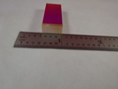 OPTICAL FLAT RECTANGULAR DICHROIC MIRROR OPTICS AS PICTURED &7C-A-13