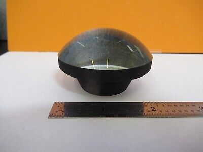 LARGE HIGHLY CONVEX OPTICAL LENS RARE OPTICS MIL SPEC AS PICTURED &8M-A-58