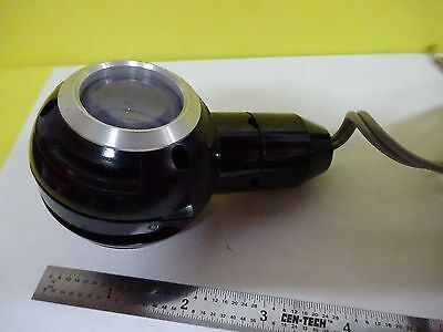 MICROSCOPE PART LAMP ILLUMINATOR + FILTER TESTED OK JAPAN OPTICS AS IS BIN#X4-01