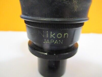 NIKON JAPAN CFW10X EYEPIECE OCULAR OPTICS MICROSCOPE PART as pictured &A4-FT-98