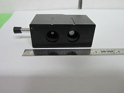 MICROSCOPE PART LEITZ INSERT VERTICAL ILLUMINATOR 563346 OPTICS BIN#F2-12