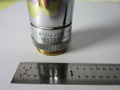 MICROSCOPE PART OBJECTIVE BAUSCH LOMB OPTICS BIN#C8-14