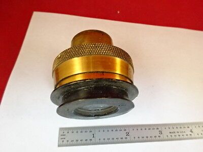 VINTAGE ANTIQUE BRASS OPTICAL LENS COLLIMATOR OPTICS AS IS B#U3-B-14