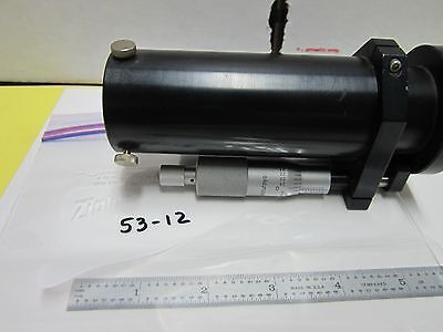 MITUTOYO MICROMETER WITH OPTICAL FIXTURE LASER OPTICS BIN#53-12