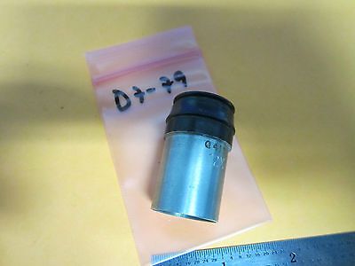 OPTICAL MICROSCOPE PART VINTAGE EYEPIECE LENS SCOPE 12X Q413 OPTICS BIN#D7-79