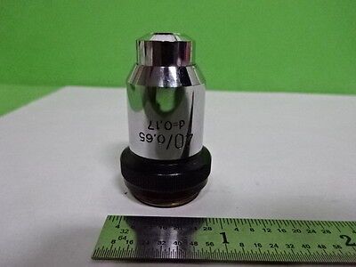 MICROSCOPE WILD HEERBRUGG SWISS OBJECTIVE 40X OPTICS AS IS #B2-M-13