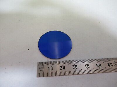 BAUSCH LOMB GLASS BLUE FILTER OPTICS MICROSCOPE PART AS PICTURED &3-C-32